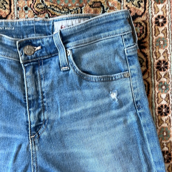 AG Jeans Farrah Skinny Ankle Jeans, Size 27, Free Form - Picture 5 of 12